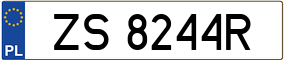 Truck License Plate